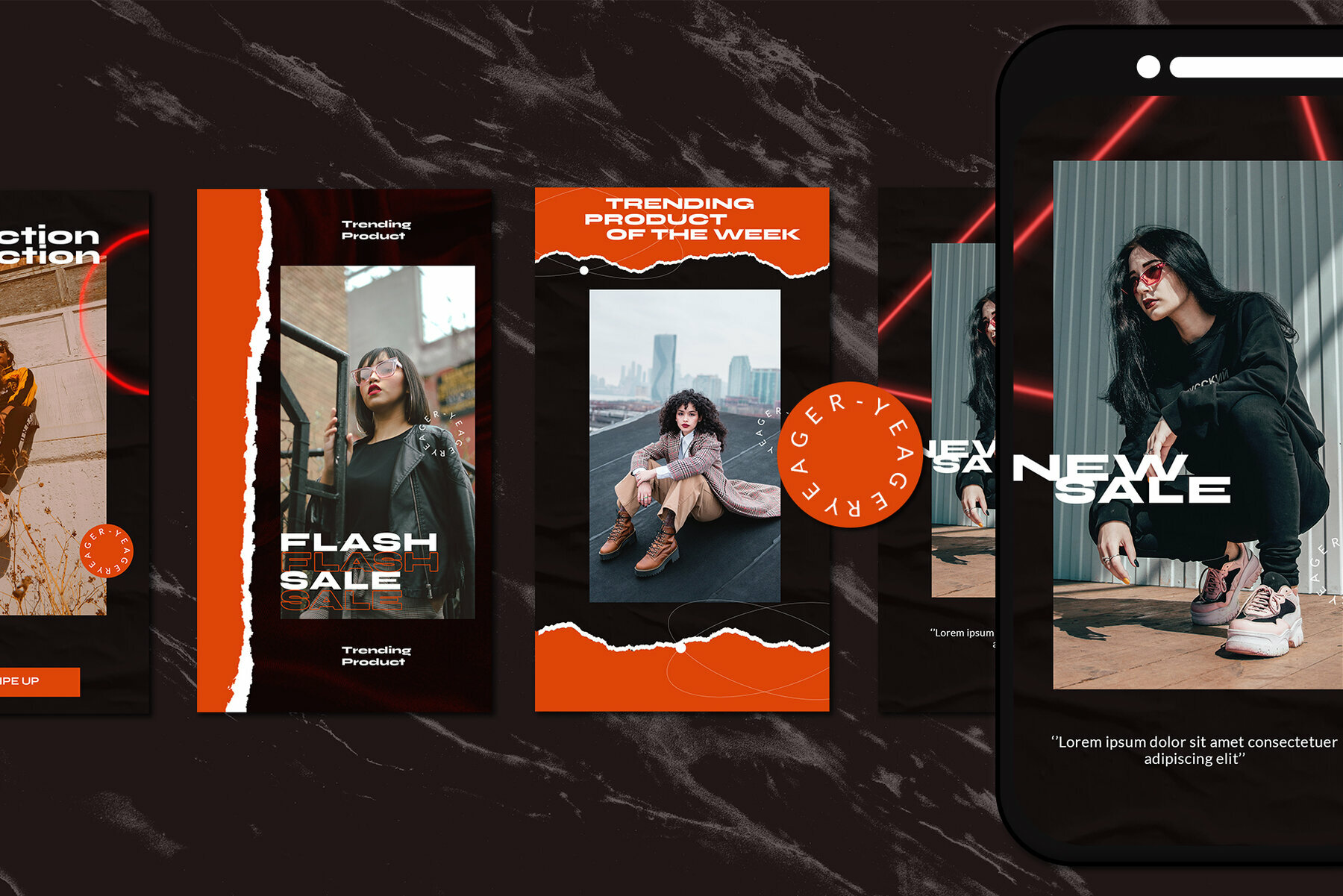Yeager Instagram Template Yeager Instagram Template