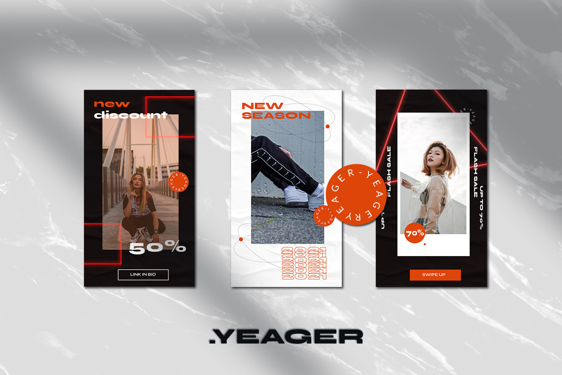 Yeager Instagram Template Yeager Instagram Template