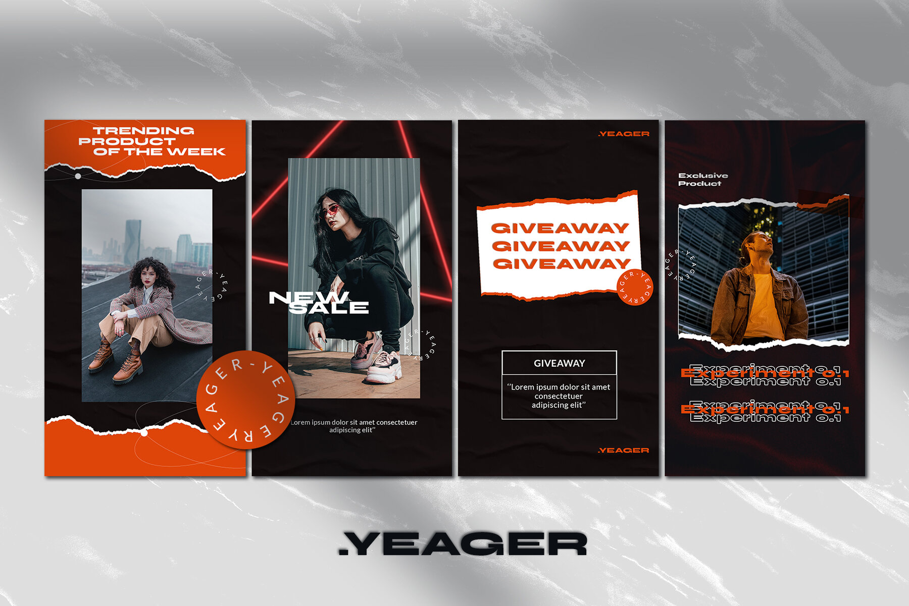 Yeager Instagram Template Yeager Instagram Template