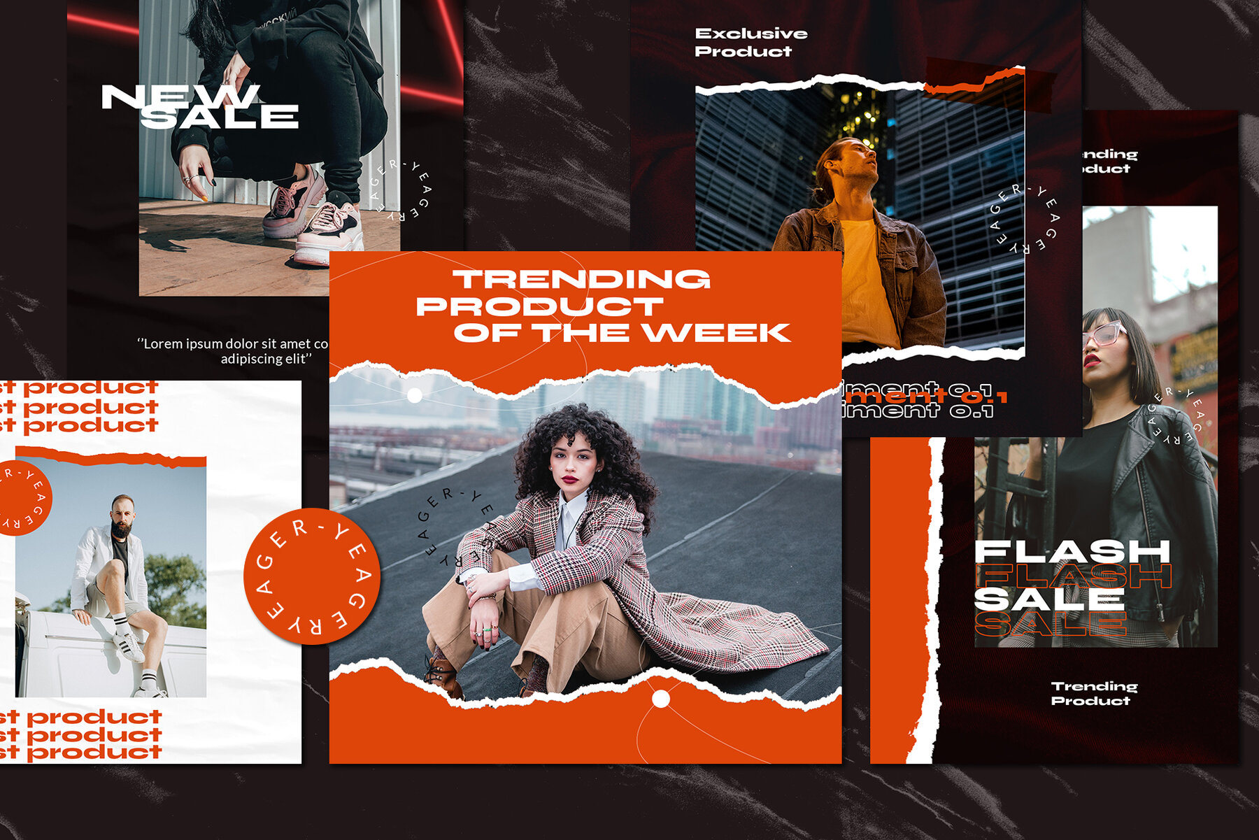 Yeager Instagram Template Yeager Instagram Template