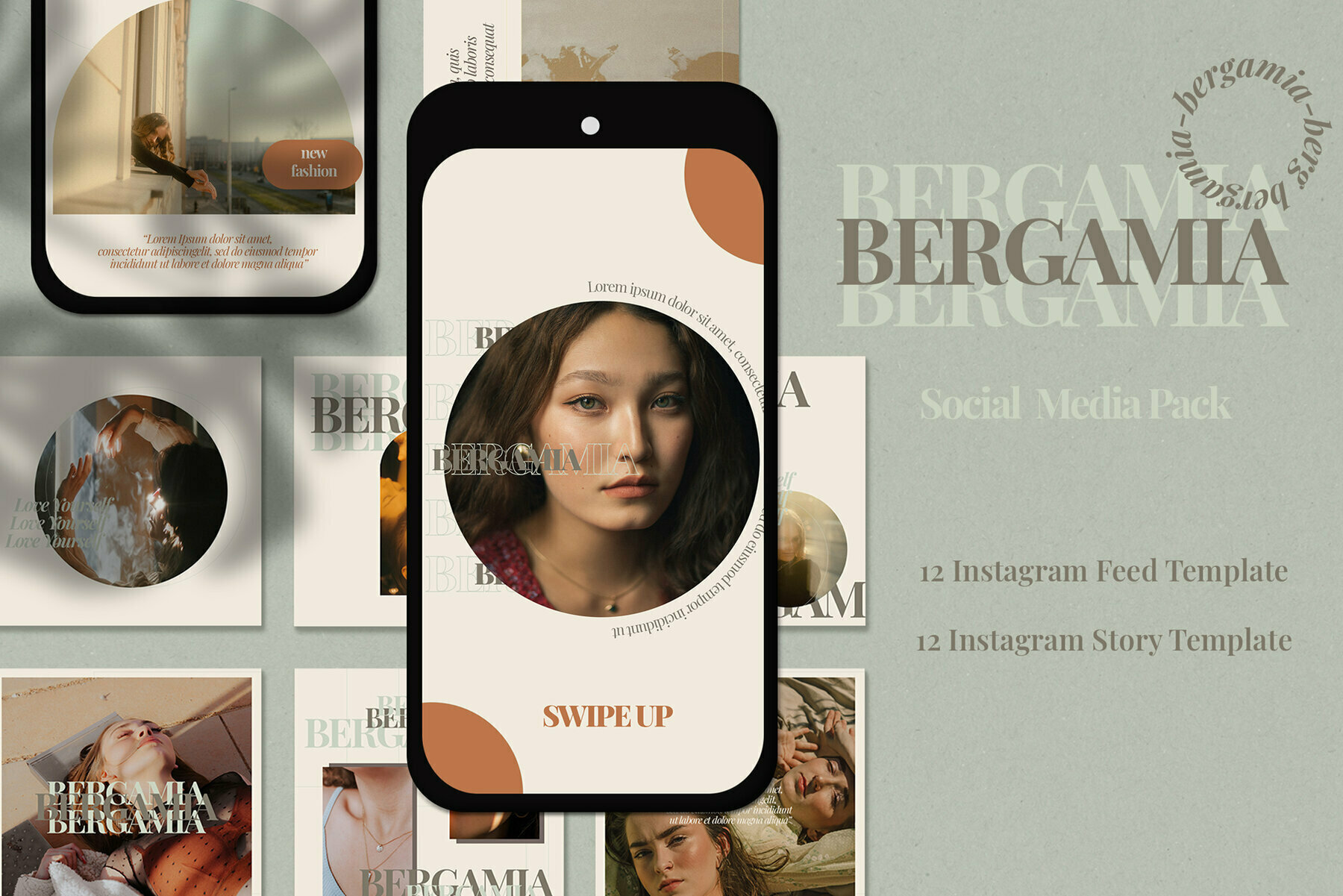 BERGAMIA Instagram Template BERGAMIA Instagram Template