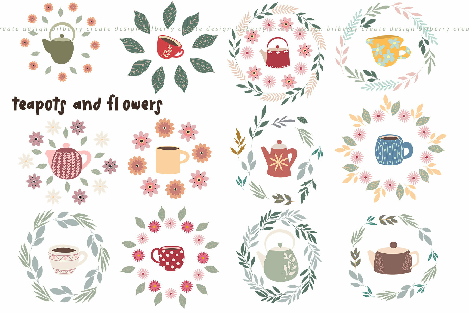 Tea Lover Art Set 5