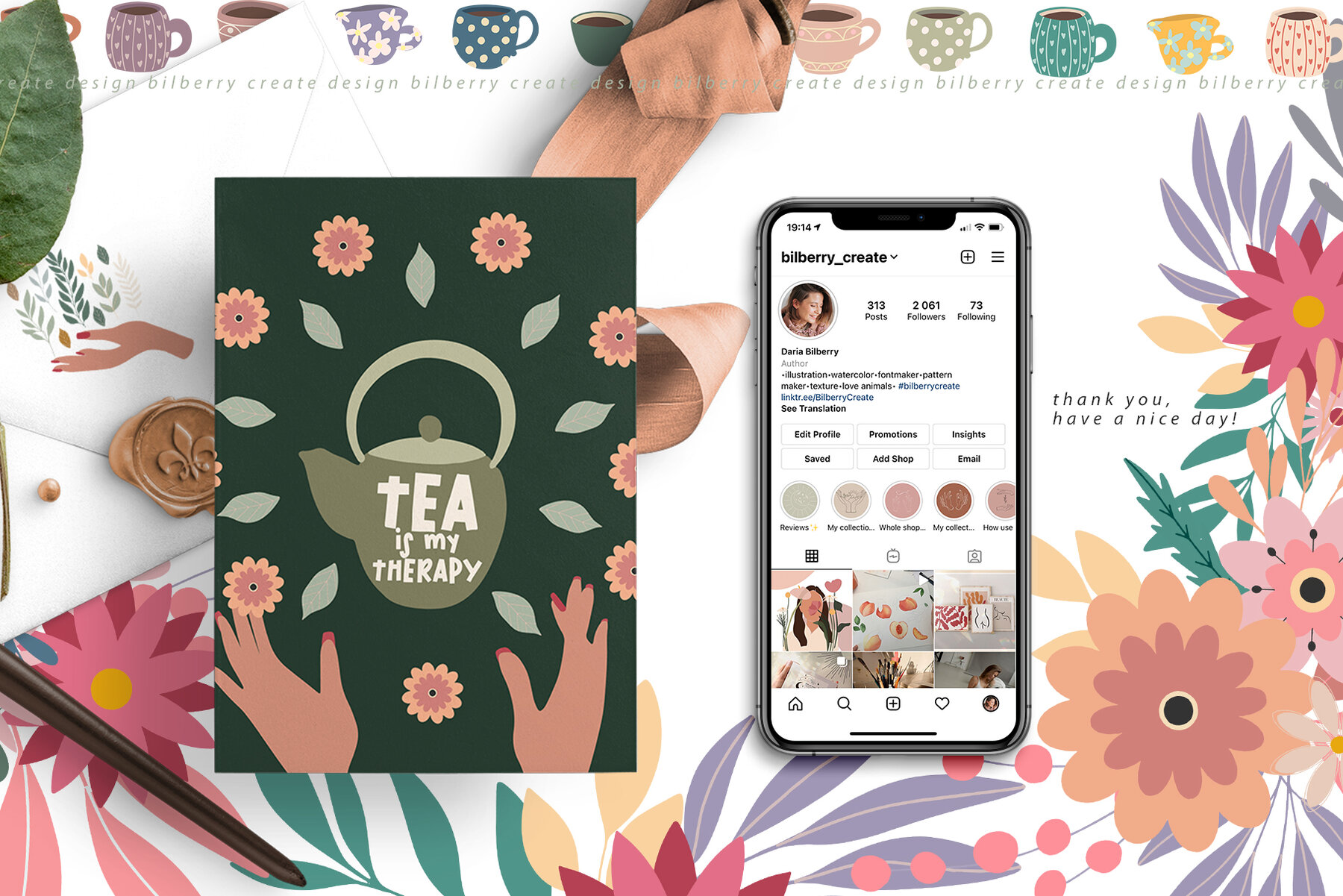 Tea Lover Art Set 18