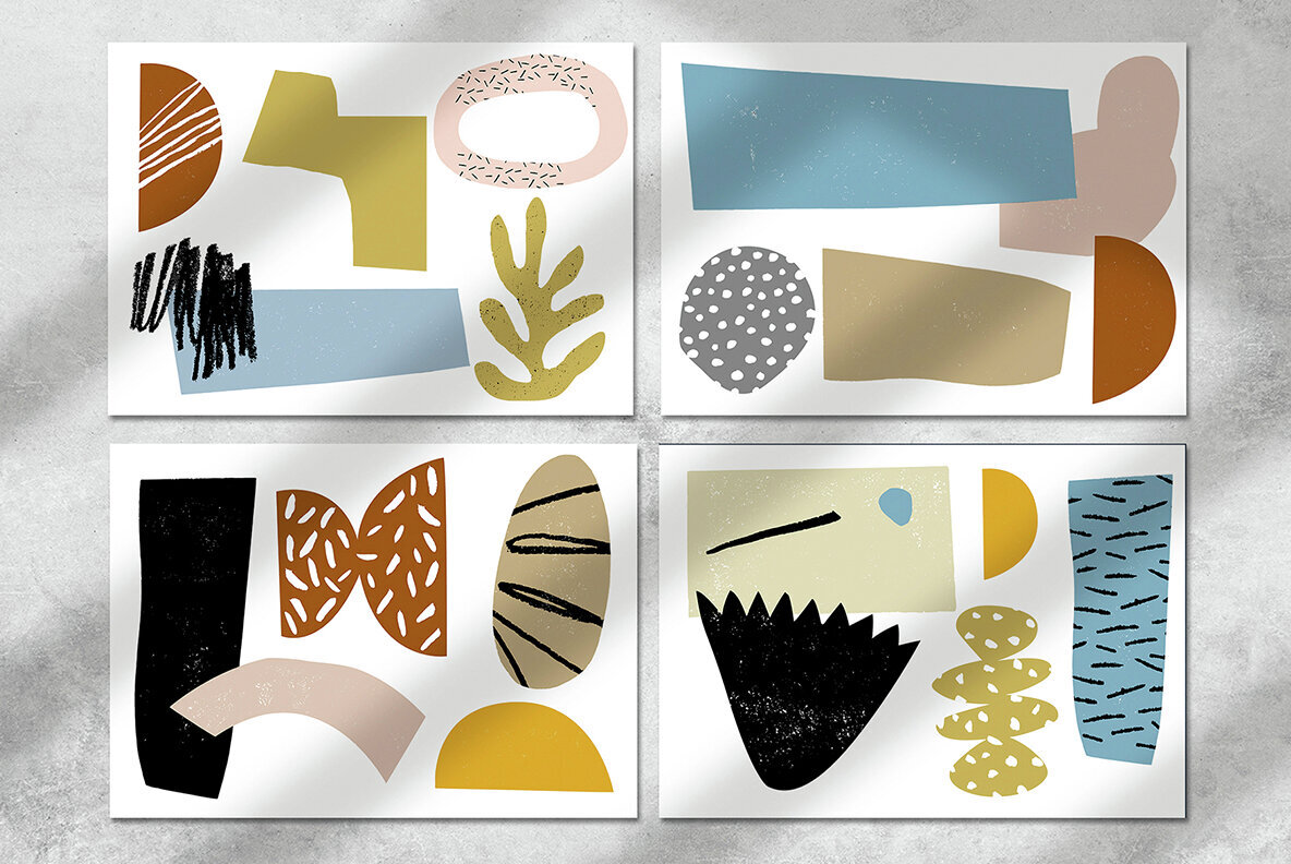 Abstract Art Cutouts 2