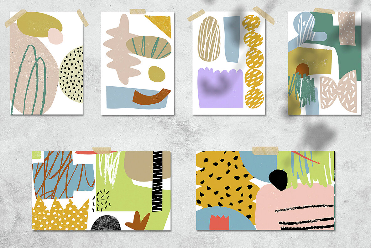 Abstract Art Cutouts 4