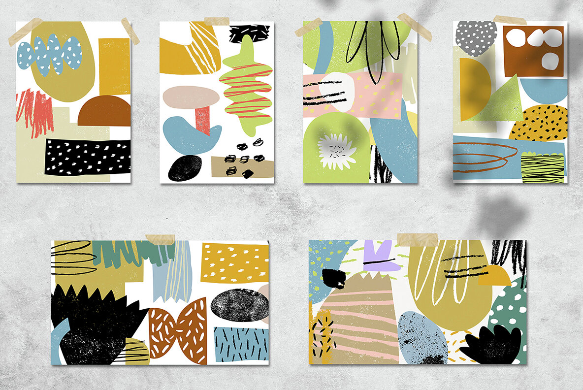 Abstract Art Cutouts 5