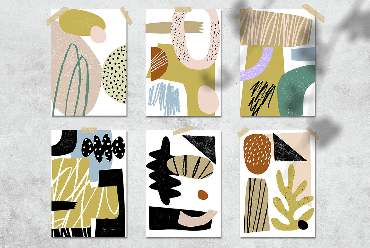 Abstract Art Cutouts 6