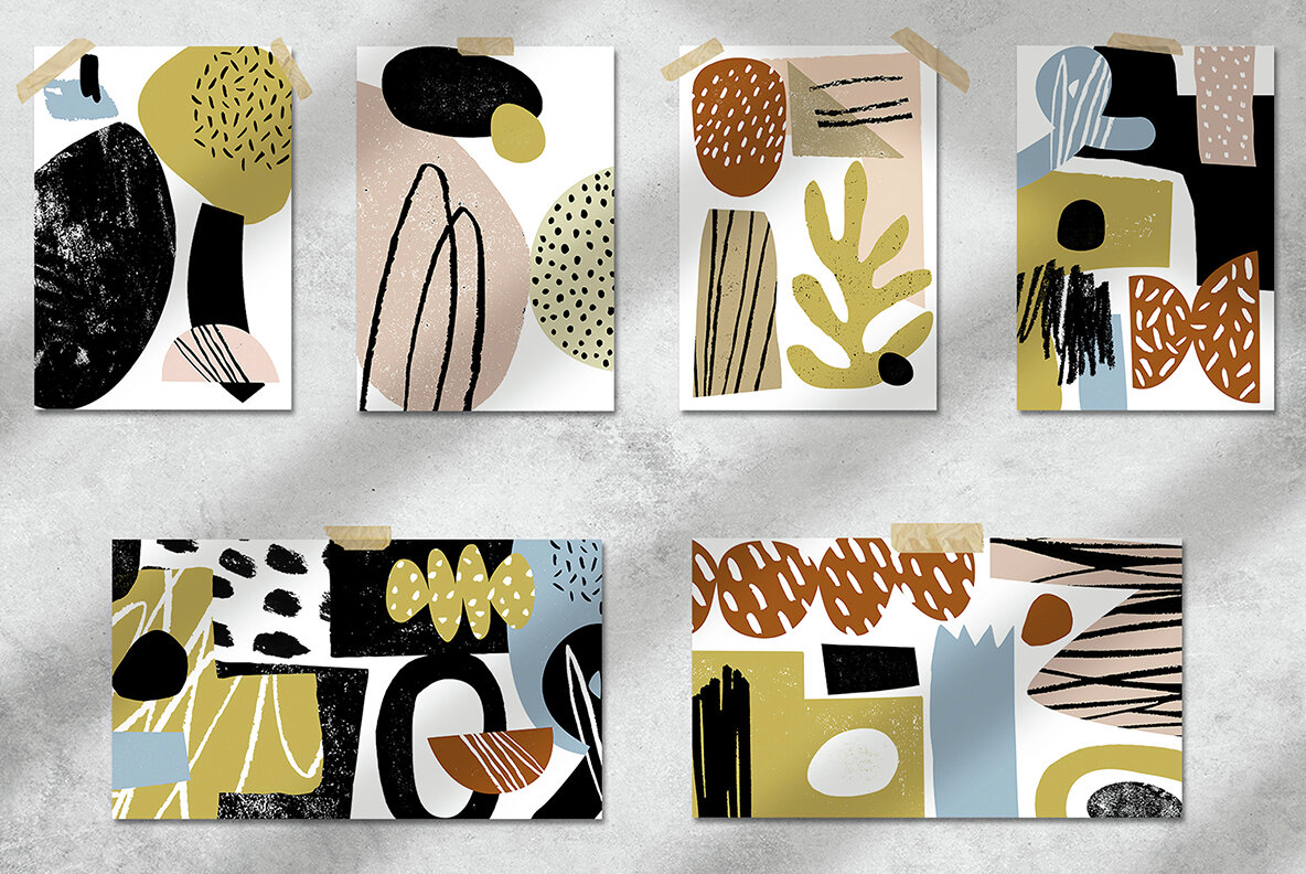 Abstract Art Cutouts 7