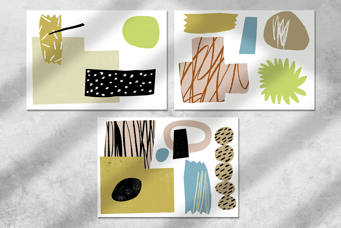 Abstract Art Cutouts 8