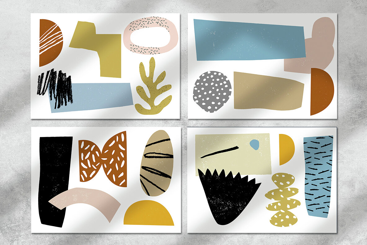 Abstract Art Cutouts 9