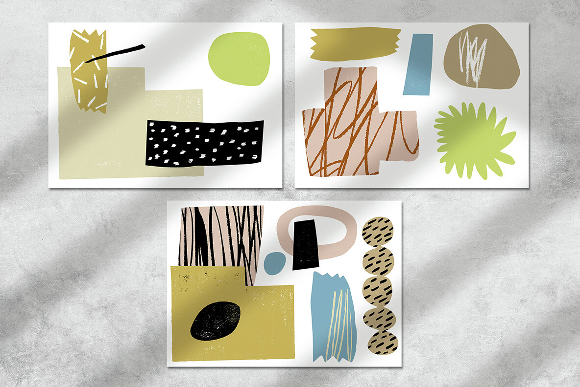 Abstract Art Cutouts 10