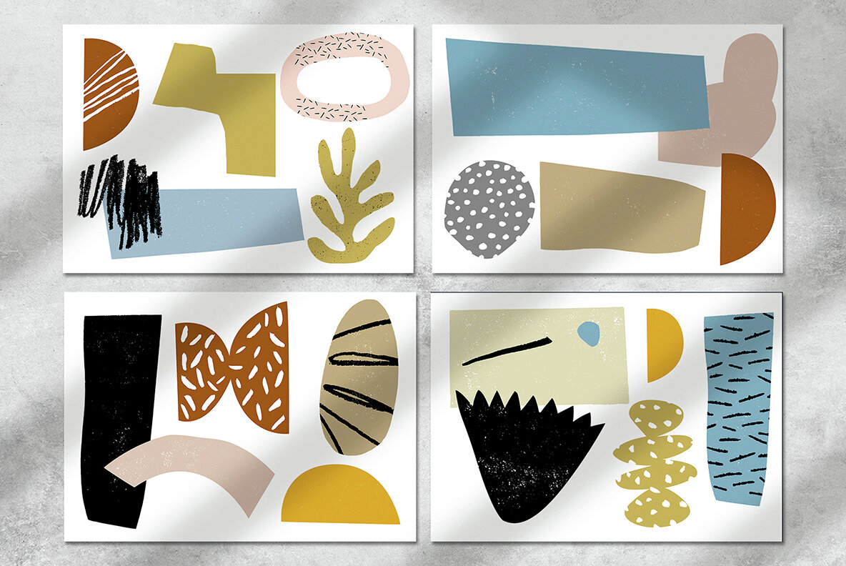 Abstract Art Cutouts 11