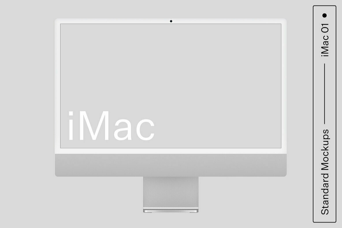 iMac 01 Standard Mockup iMac 01 Standard Mockup