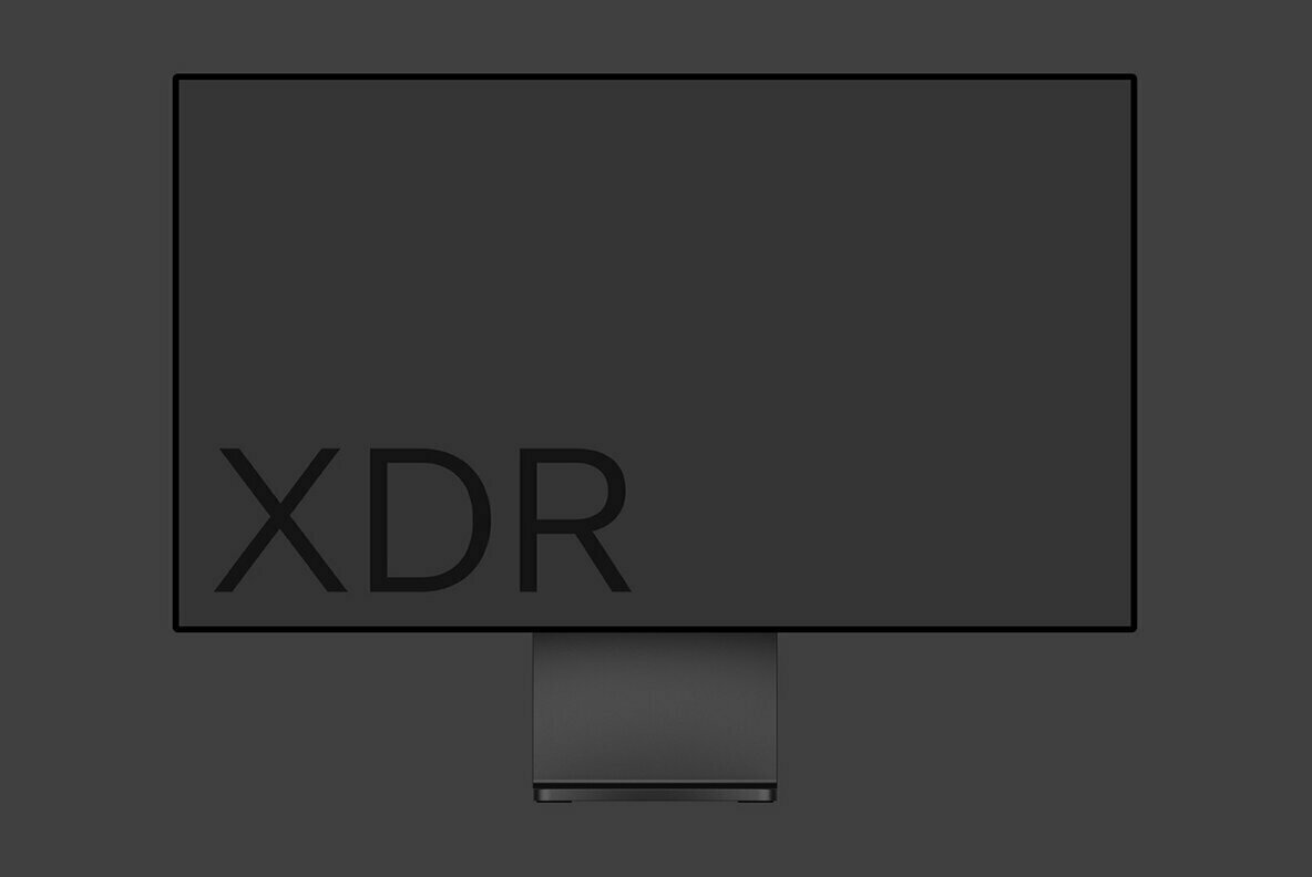 Pro Display XDR 01 Standard Mockup Pro Display XDR 01 Standard Mockup