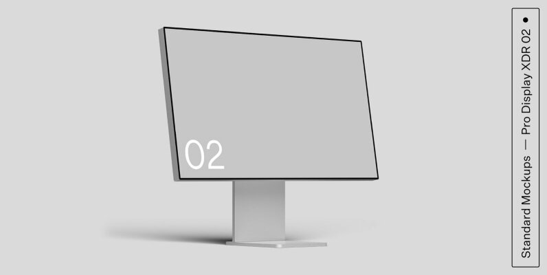 Pro Display XDR 02 Standard Mockup