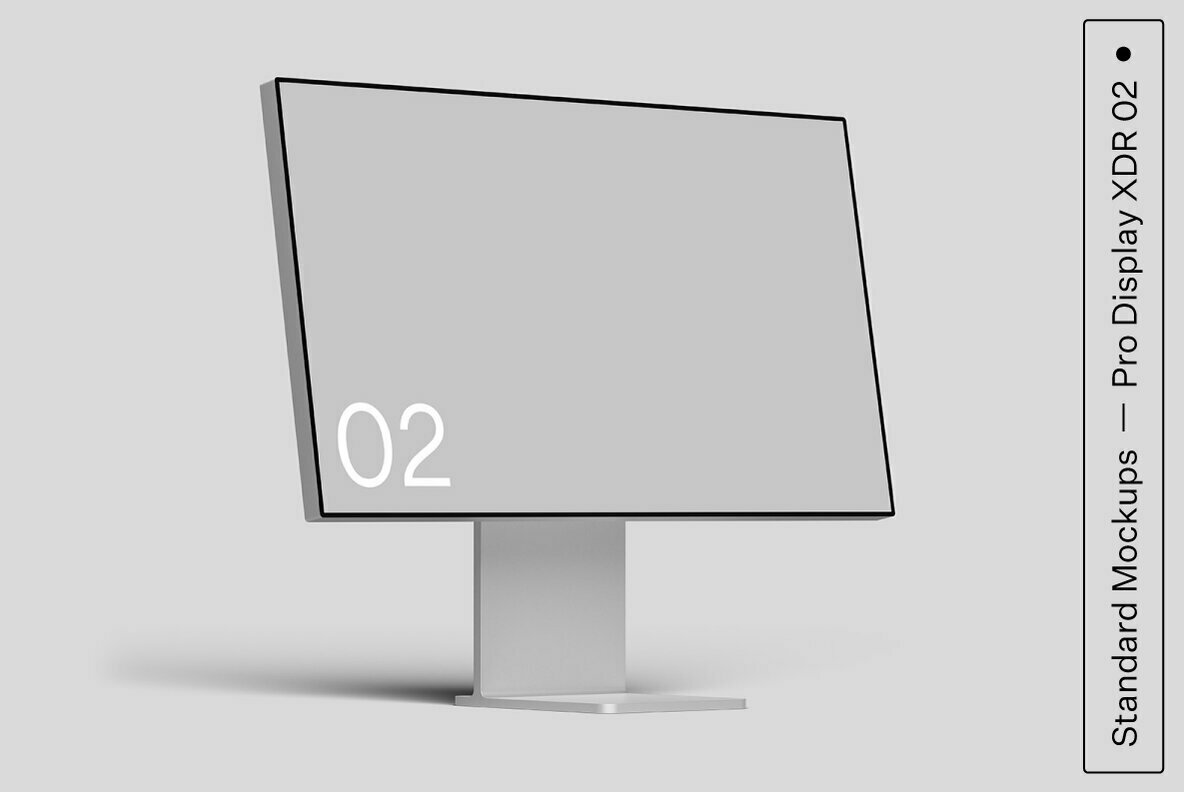 Pro Display XDR 02 Standard Mockup Pro Display XDR 02 Standard Mockup