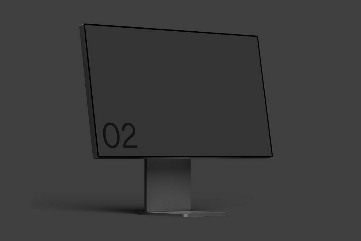 Pro Display XDR 02 Standard Mockup Pro Display XDR 02 Standard Mockup