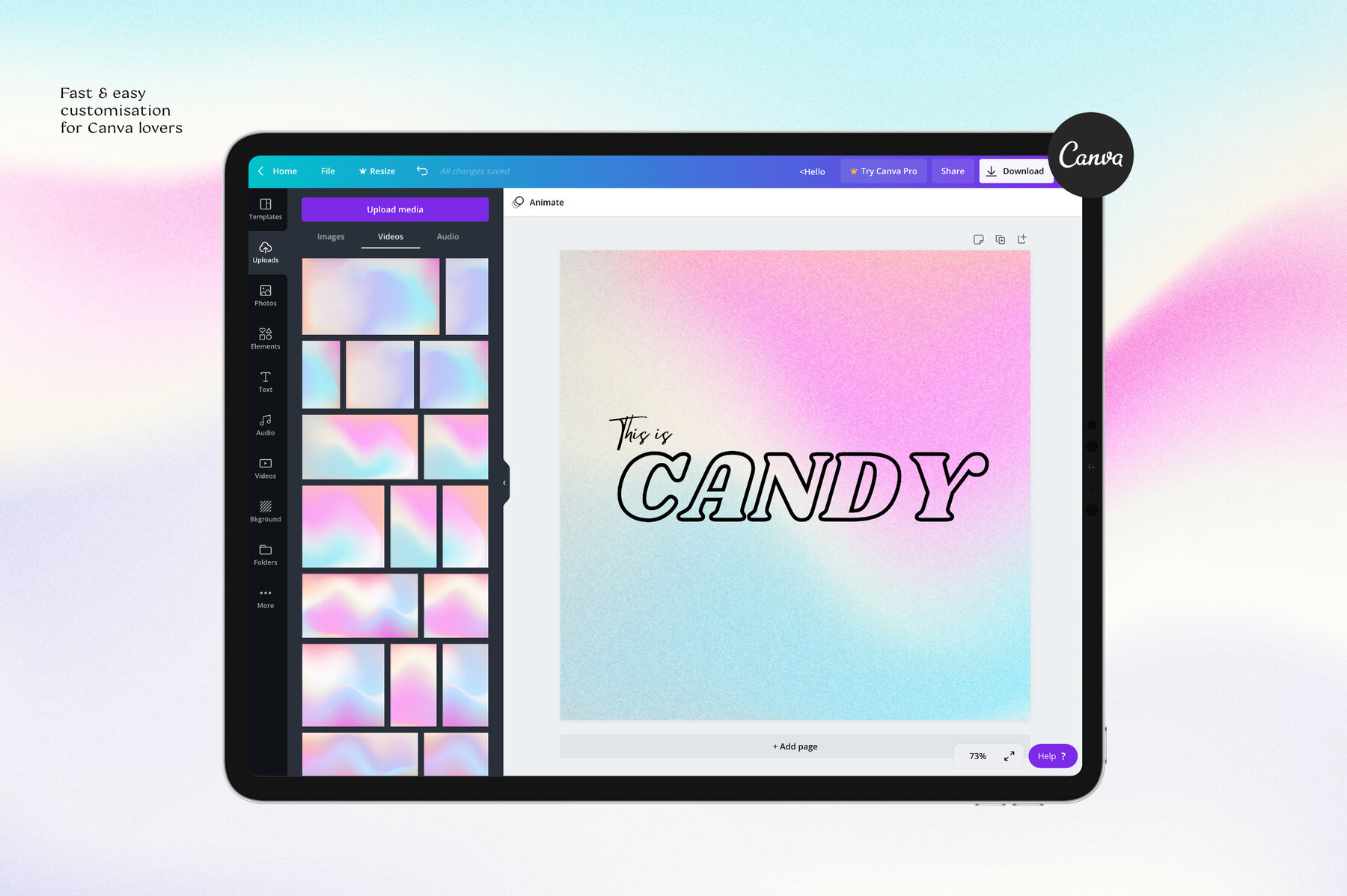 CANDY Animated Gradients CANDY Animated Gradients