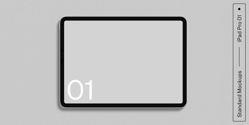 iPad Pro 01 Standard Mockup