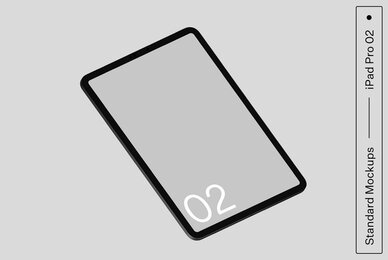 iPad Pro 02 Standard Mockup
