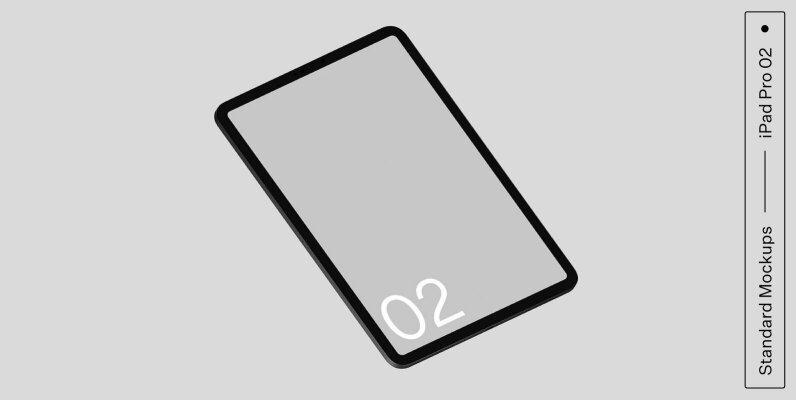 iPad Pro 02 Standard Mockup