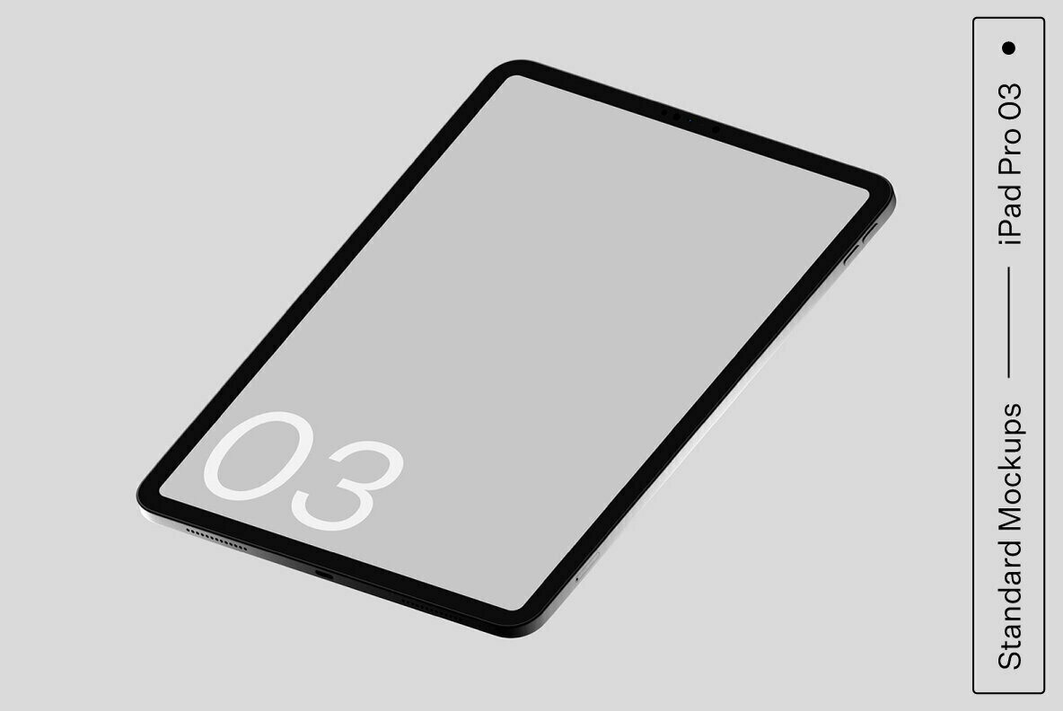 iPad Pro 03 Standard Mockup iPad Pro 03 Standard Mockup