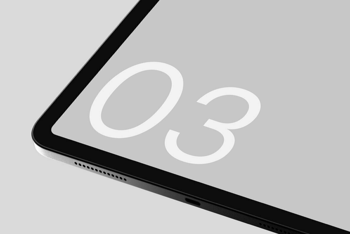 iPad Pro 03 Standard Mockup iPad Pro 03 Standard Mockup