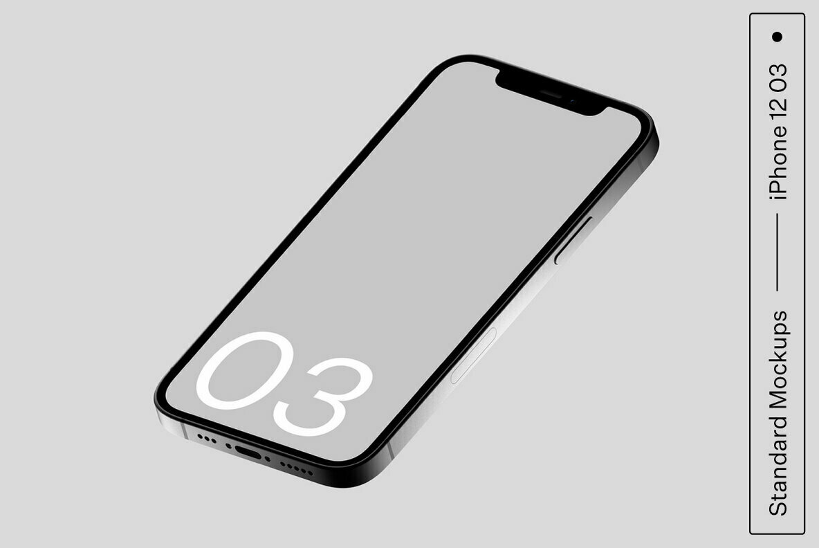 iPhone 12 03 Standard Mockup iPhone 12 03 Standard Mockup