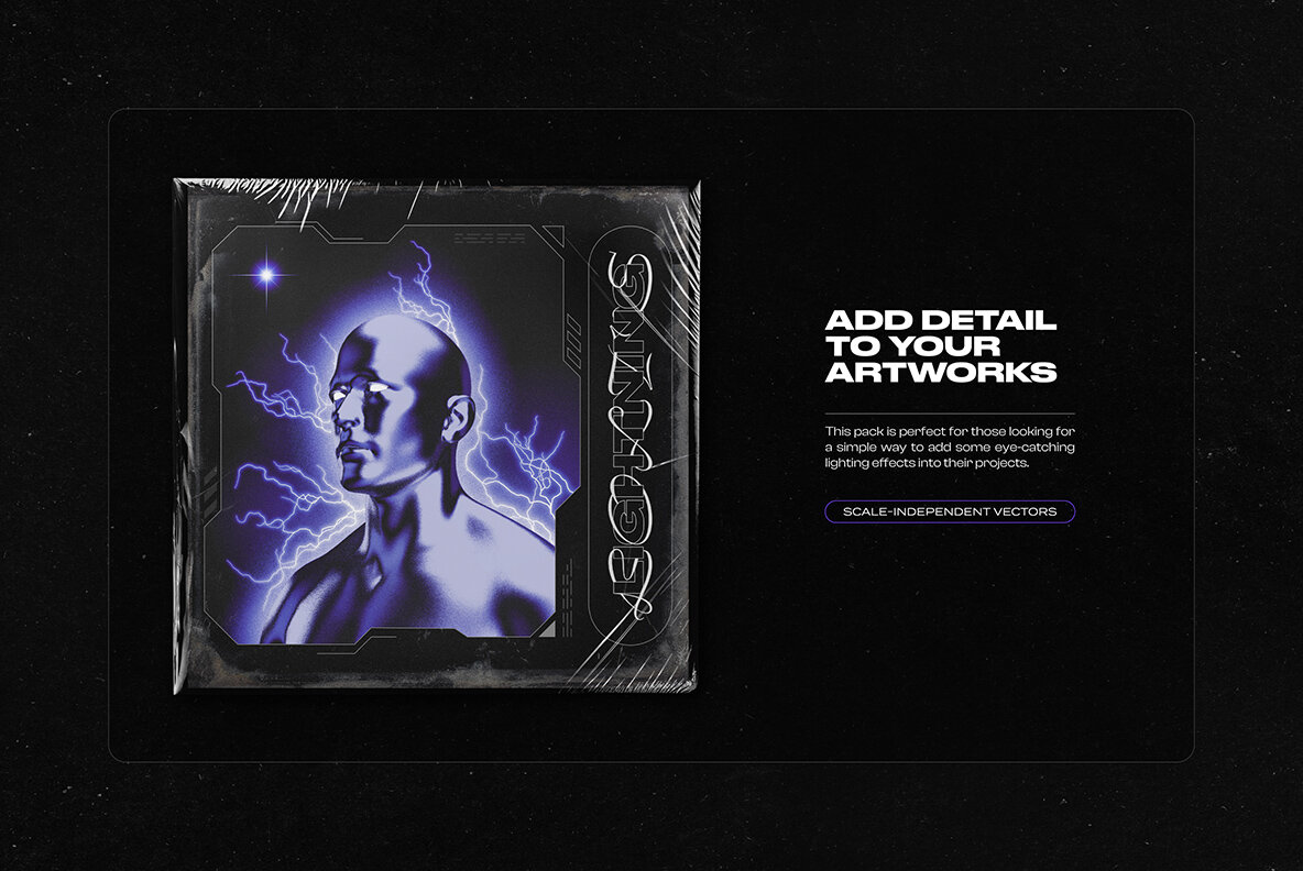 Lightning Bolts   Lens Flares Bundle 7