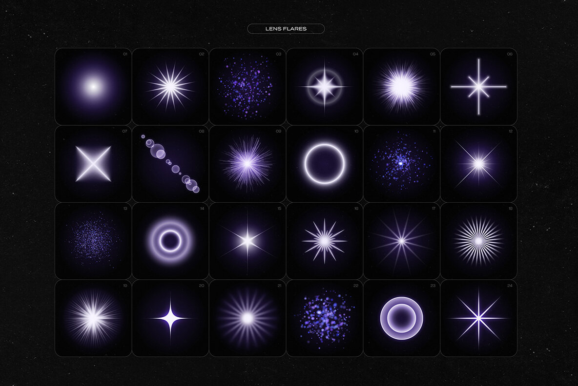 Lightning Bolts   Lens Flares Bundle 10