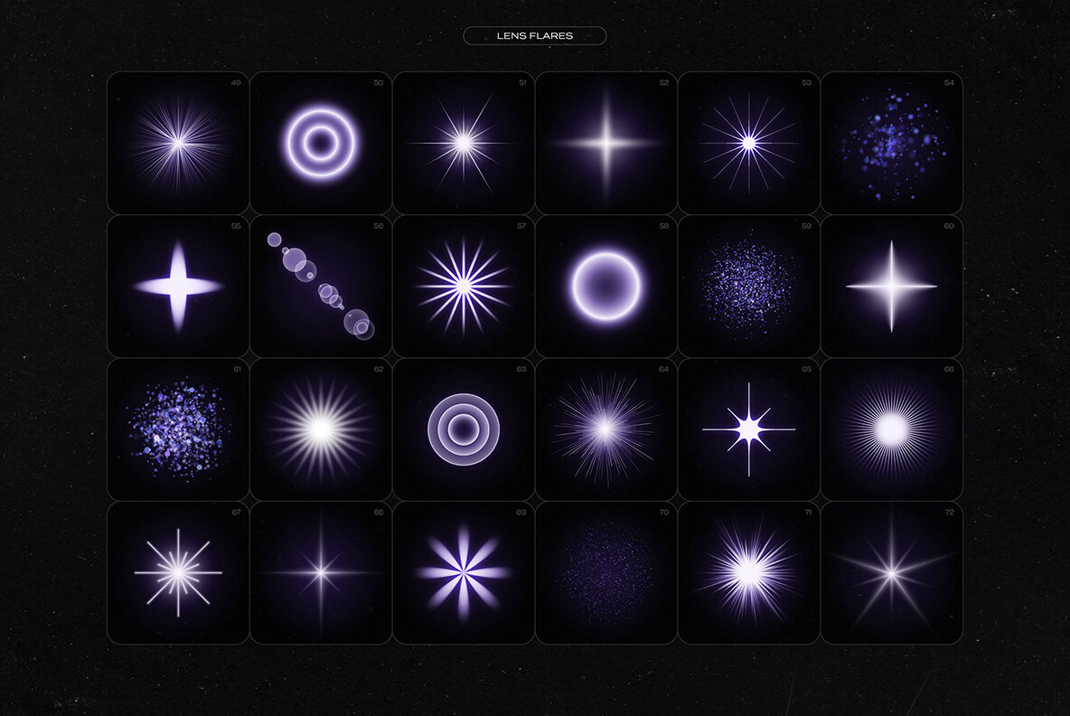 Lightning Bolts   Lens Flares Bundle 14