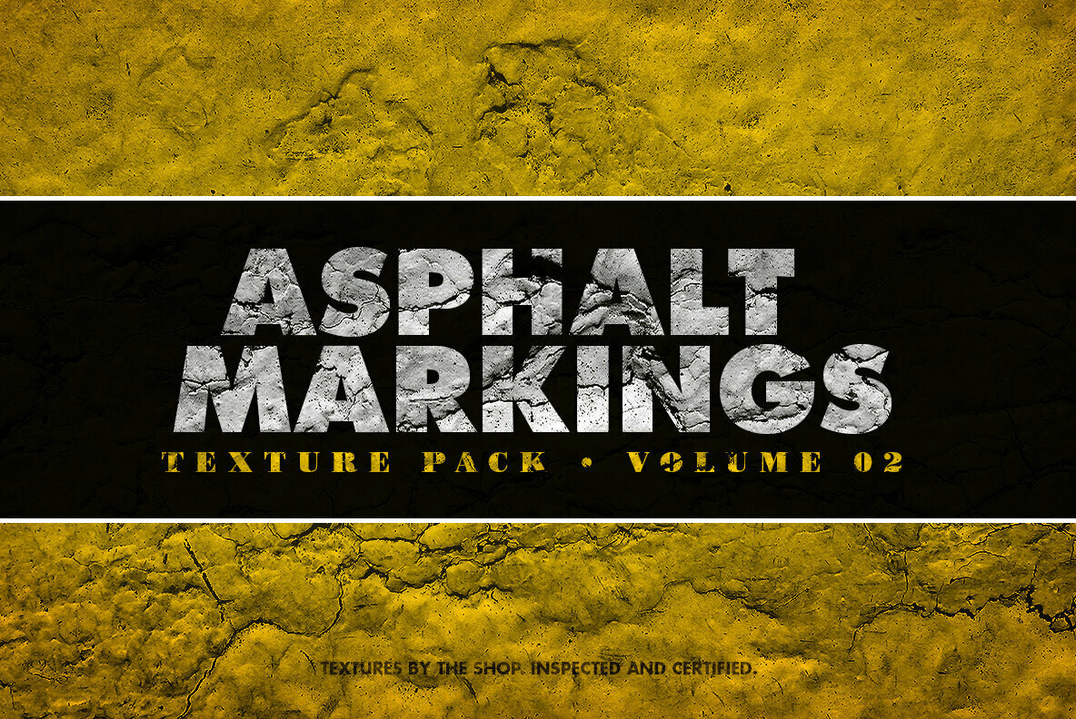 Asphalt Markings Textures Volume 02 1