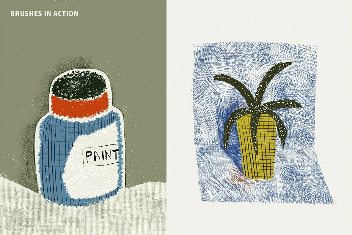 David Hockney Tribute Procreate Brushes David Hockney Tribute Procreate Brushes