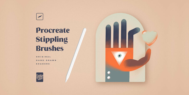 Procreate Stippling Brushes Kit