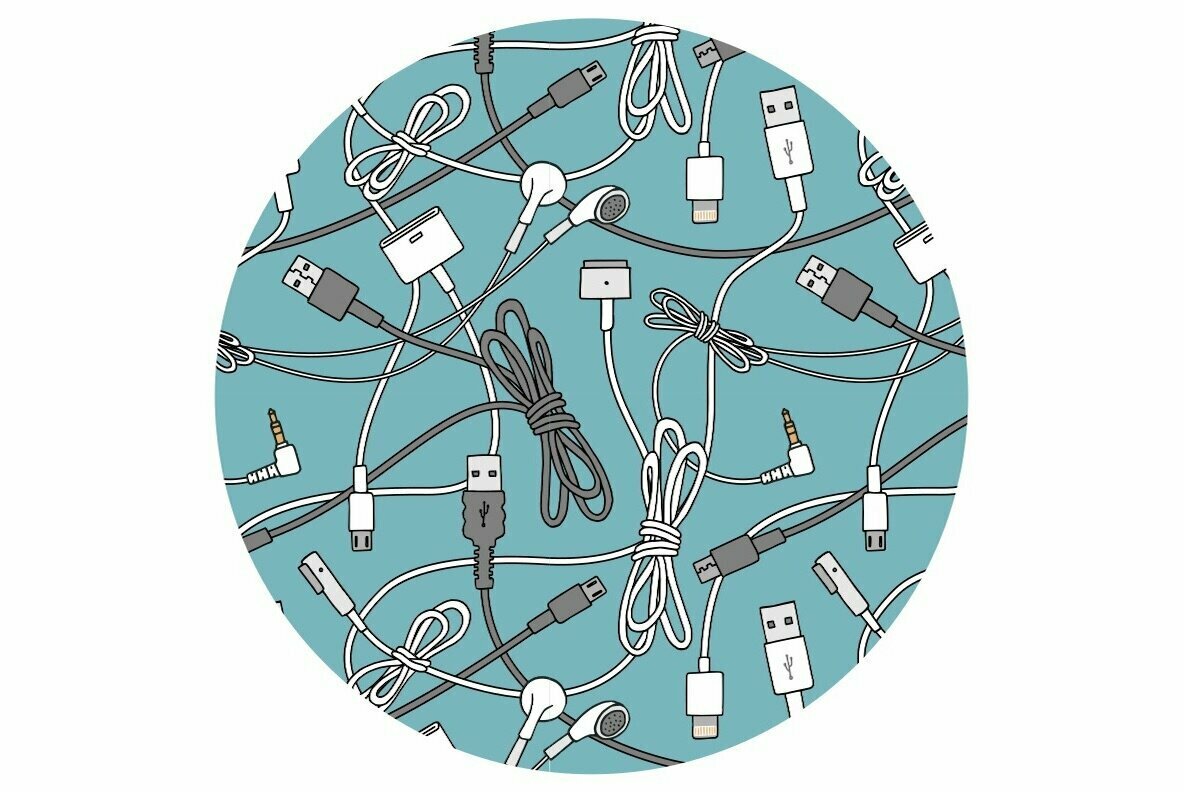 Unplugged   Two Seamless Patterns 2