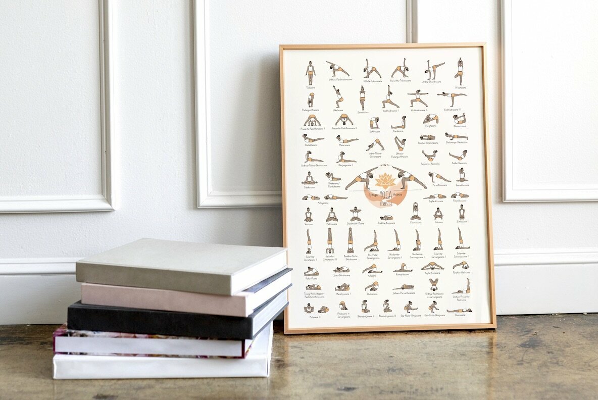 Yoga Asanas Vector Set 4