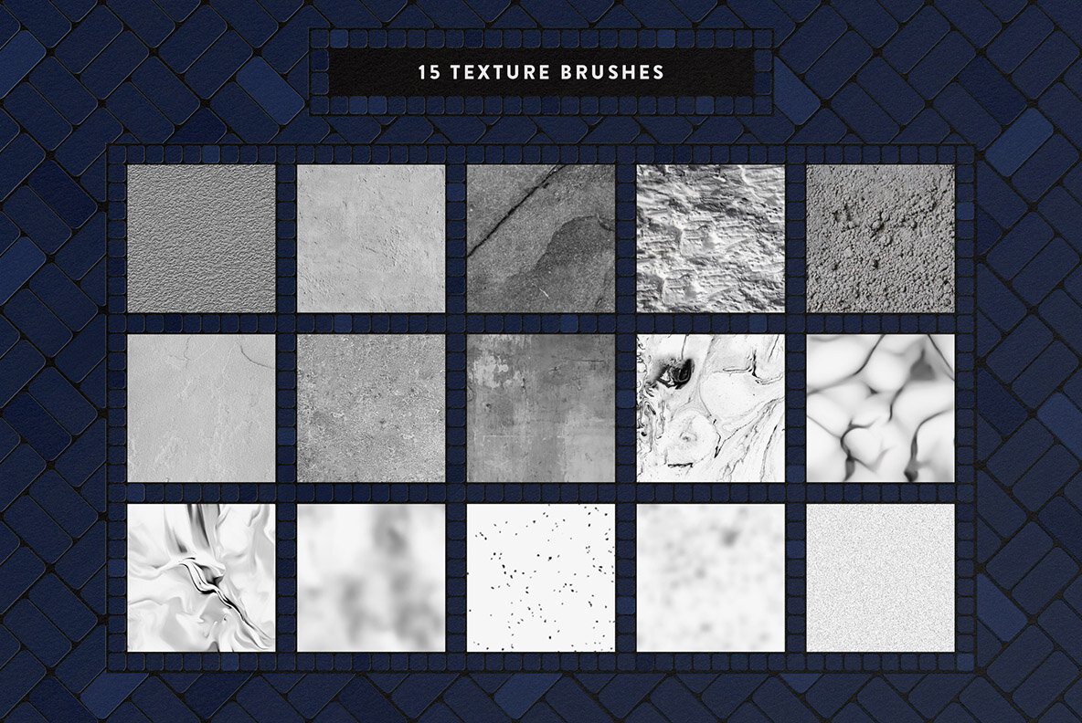 Mosaic Tile Procreate Brushes Mosaic Tile Procreate Brushes