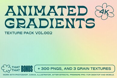 Animated Gradient Texture Pack Vol  02