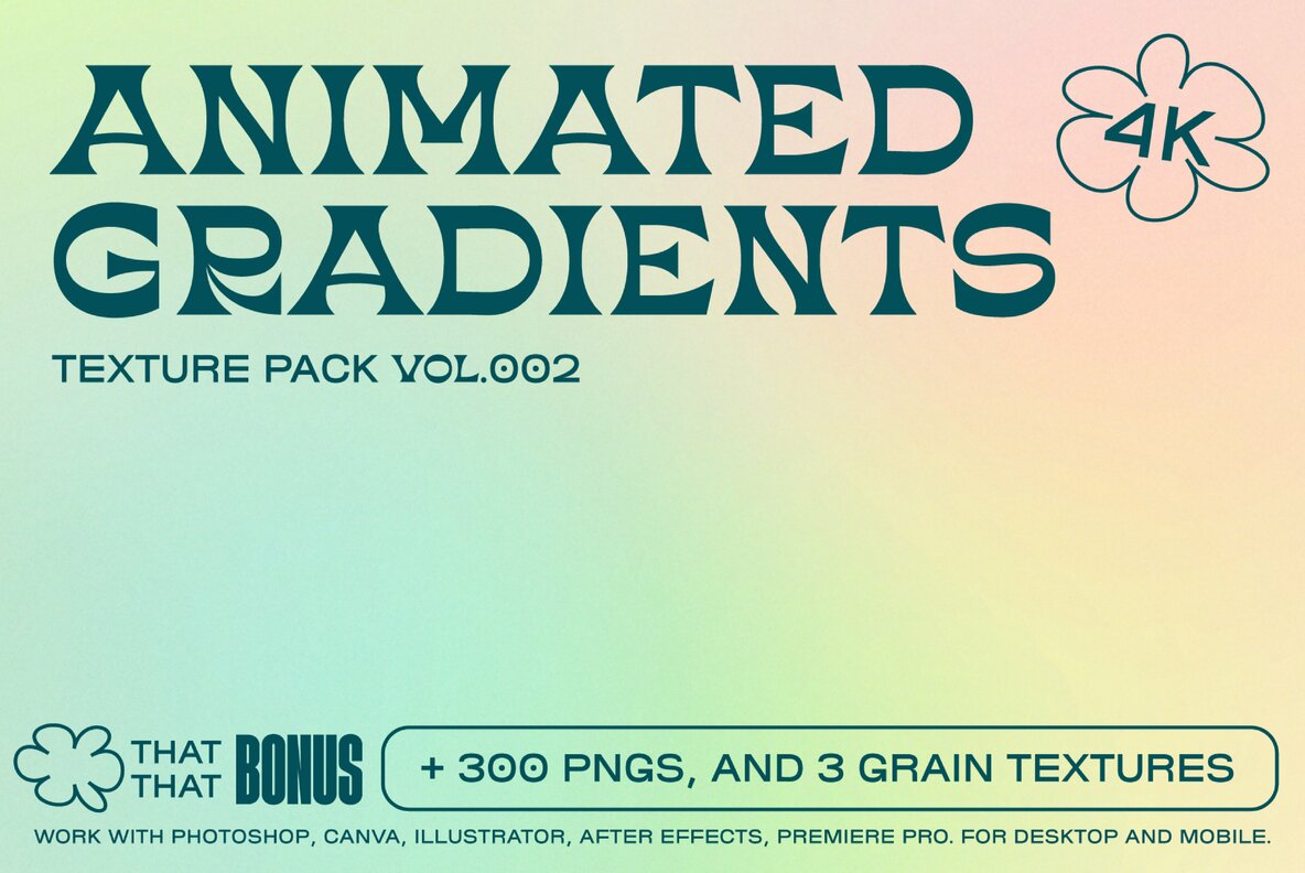 Animated Gradient Texture Pack Vol. 02 Gradients - YouWorkForThem