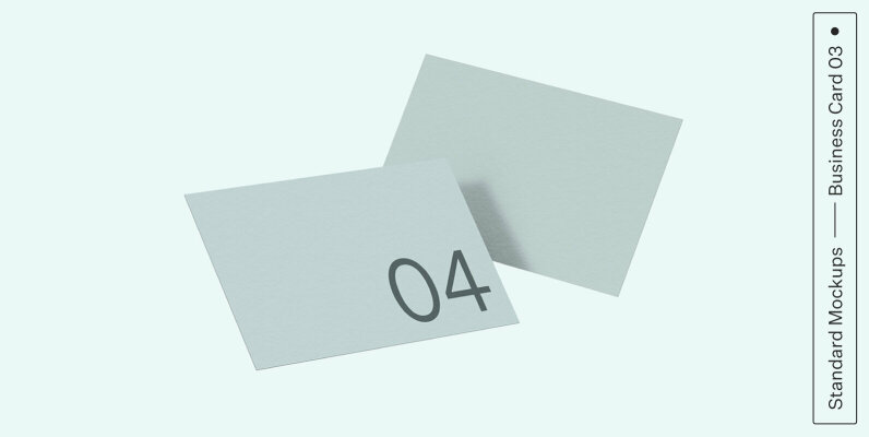 Business Card 04 Standard Mockup