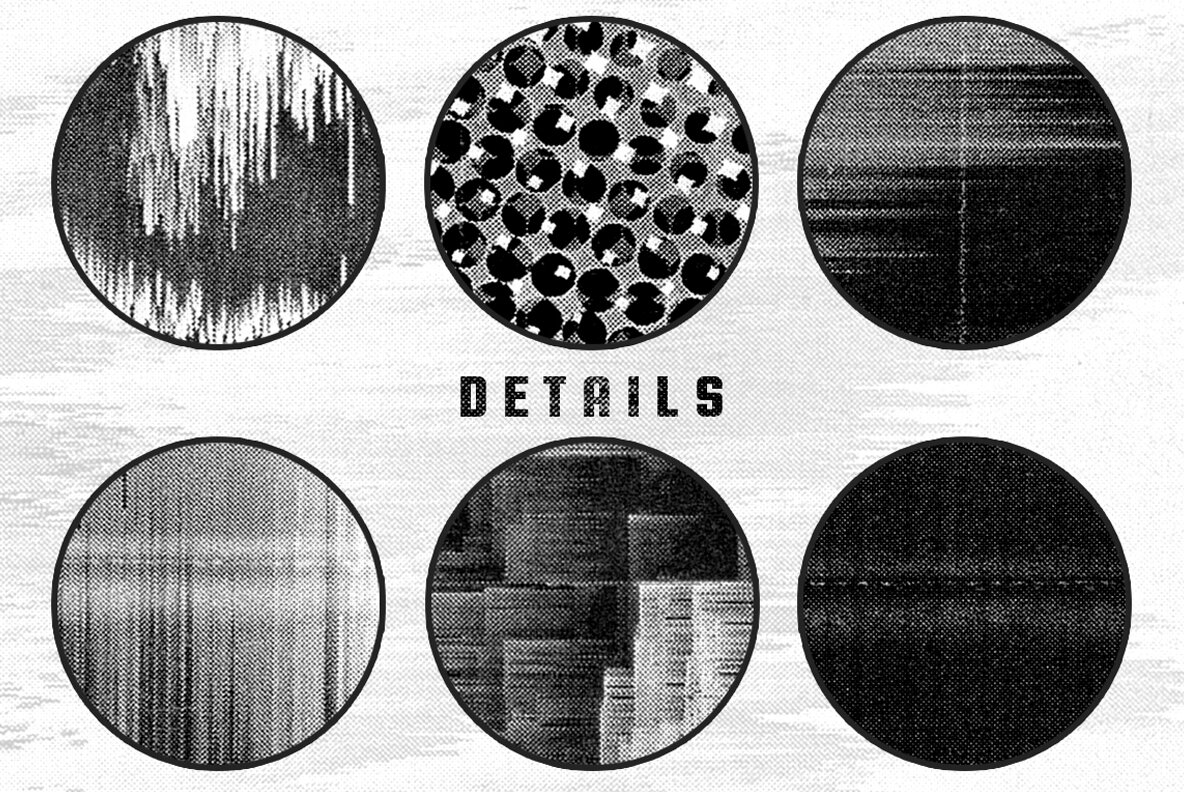 Toner Glitch Photocopy Textures 6