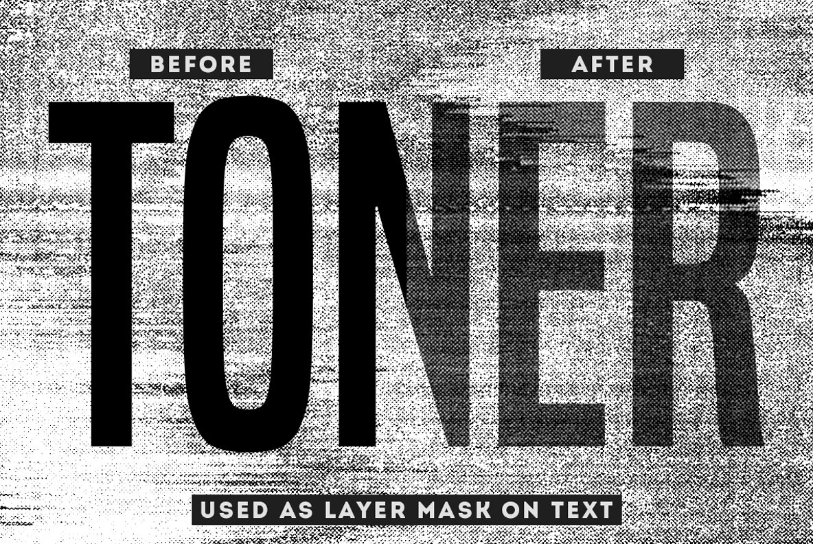 Toner Glitch Photocopy Textures 8