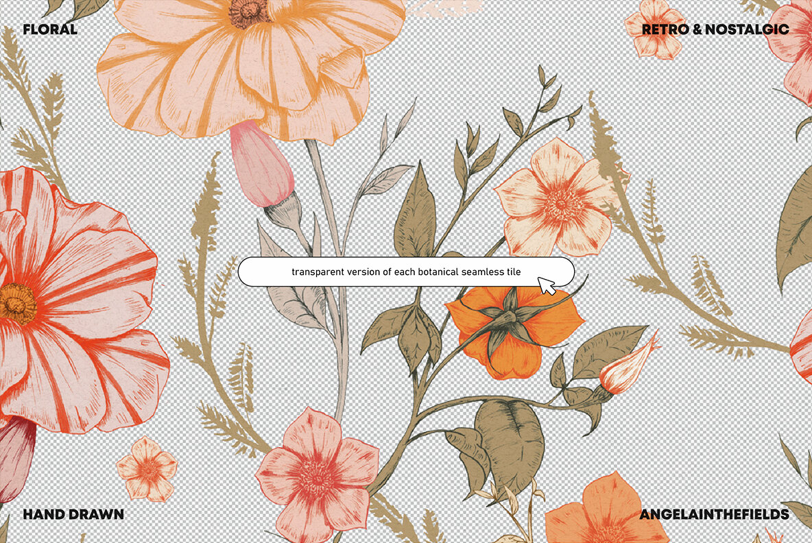 Summer Romance Vintage Floral Patterns 5