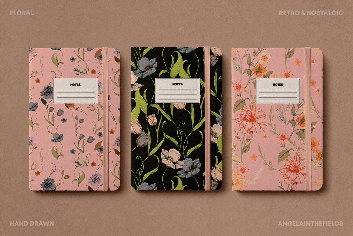 Summer Romance Vintage Floral Patterns 7