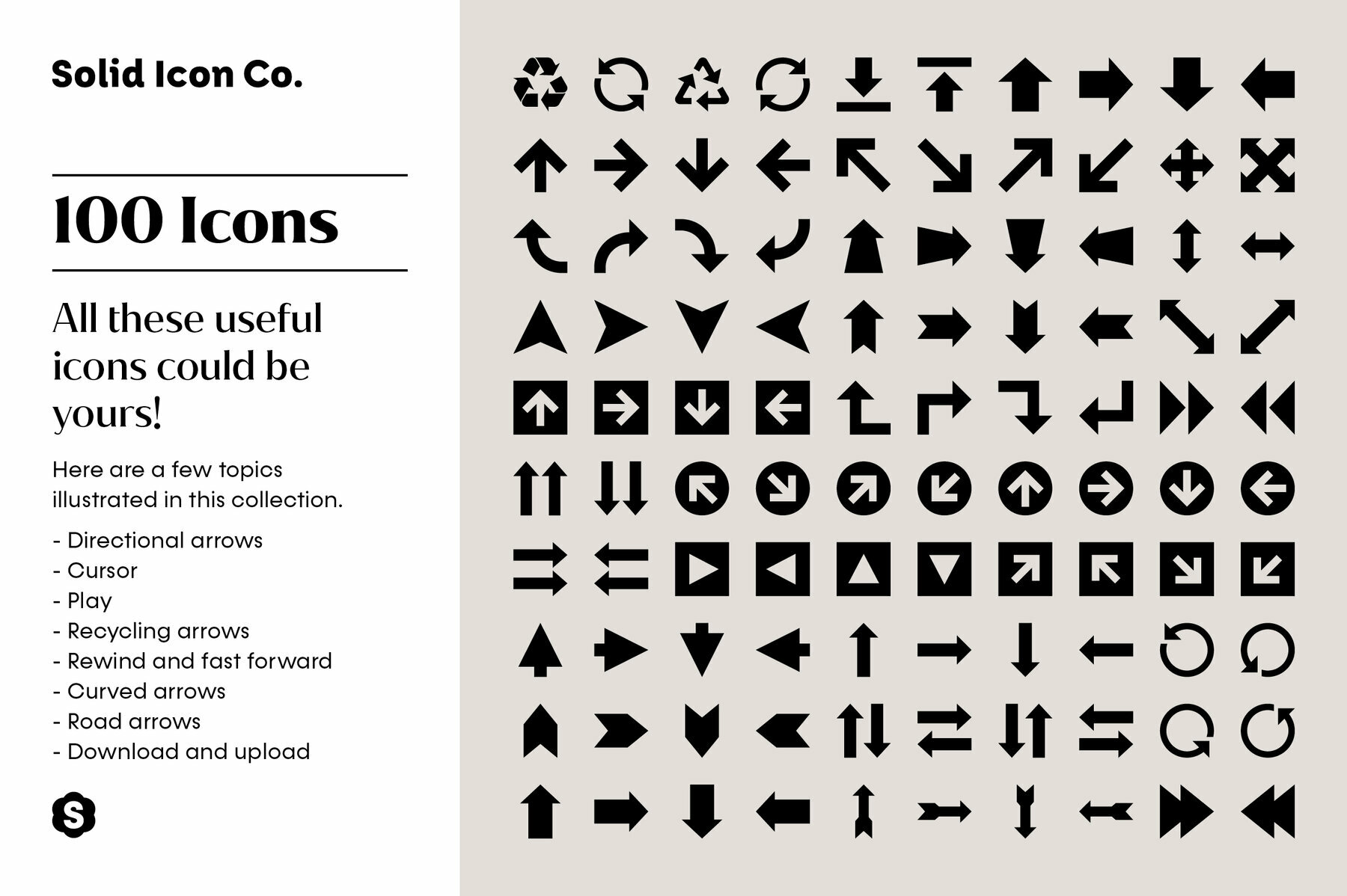 Arrows Icons Graphics YouWorkForThem