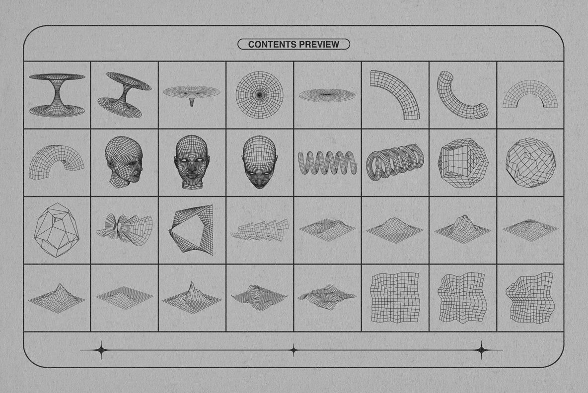 Wireframe Shapes Wireframe Shapes