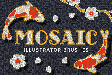 Mosaic Illustrator Tile Brushes
