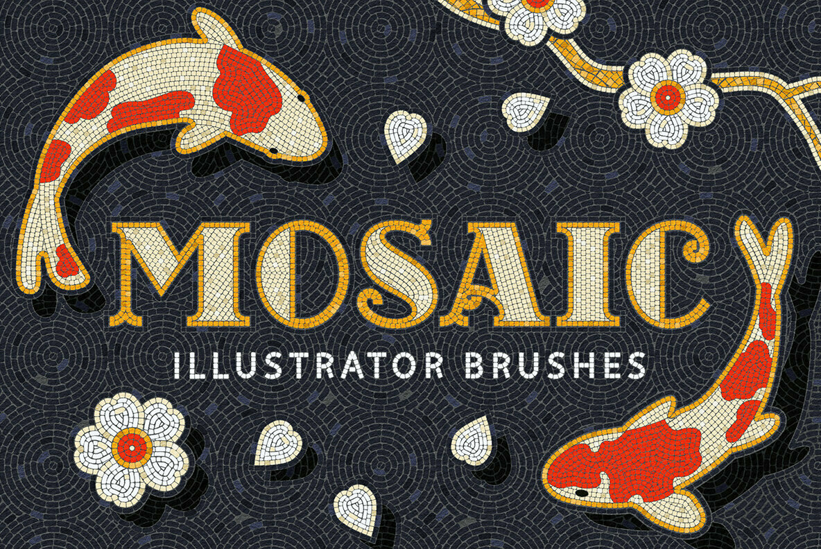 Mosaic Illustrator Tile Brushes Mosaic Illustrator Tile Brushes