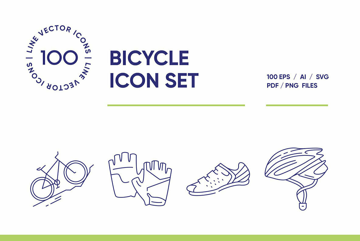 Bicycle Icon Set Bicycle Icon Set