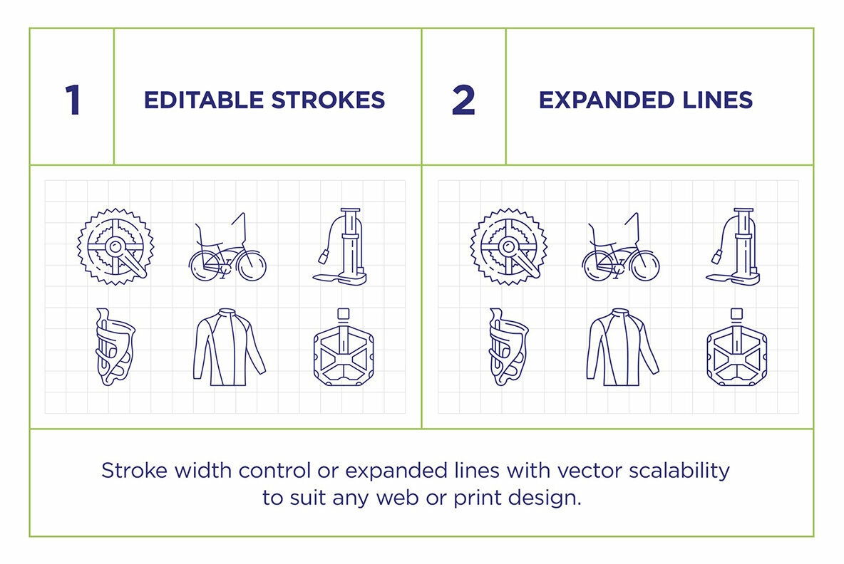 Bicycle Icon Set Bicycle Icon Set